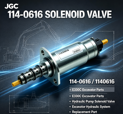 E330C   Części koparki Zawór elektromagnetyczny Zawór elektromagnetyczny pompy hydraulicznej 114-0616 1140616