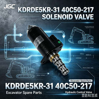 Zawór elektromagnetyczny KDRDE5KR-31 40C50 -217, części zamienne do koparek