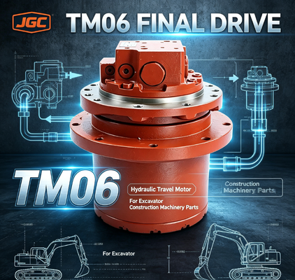 TM06 Części maszyn budowlanych Hydraulic Travel Motor Assy Final Drive for Excavator