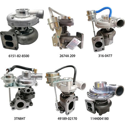 PC78 Diesel 4D95 Części silnika koparki Turbosprężarka 49377-01600 6205818270 Turbo 4937701600 Doładowanie