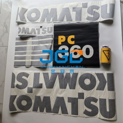 Zewnętrzna naklejka na nadwozie Części zamienne do koparek PC360 Naklejka na koparkę