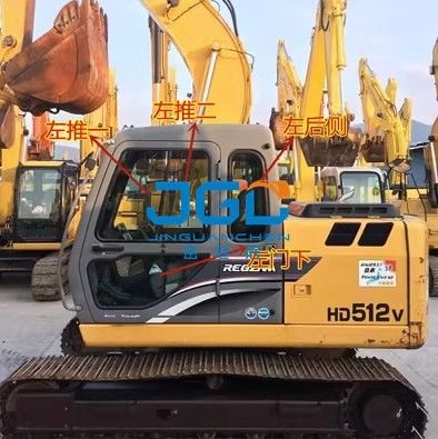 Koparka HD820 1023 1043 308R 512 Hak Maszyna Przedni bieg Dolne drzwi Push And Pull Window Glass