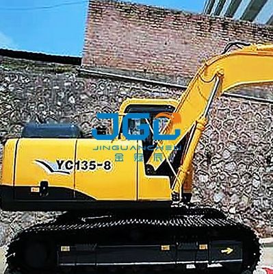 YC85-6 135-6 85-8 135-8 85-7 Przedni ogranicznik koparki Lewa i prawa tylna szyba