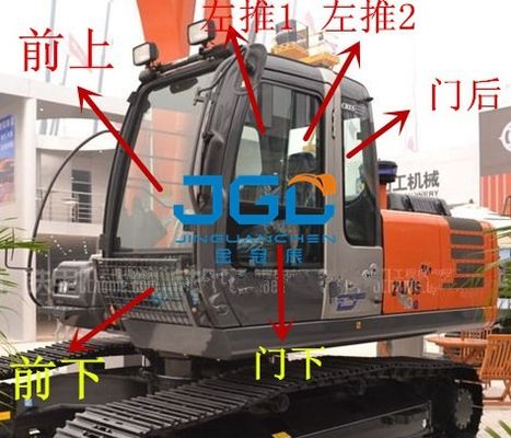 ZX360 210 240 200-3G Koparnia z przodu i z tyłu Zębatki lewy i prawy Drzwi, górne i dolne szyby przednie