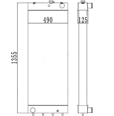 208-03-7511-8 PC450LC-8 PC450-7EO PC450LC-7EO Radiator kopalni