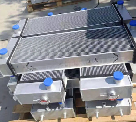 Części maszyny budowlanej Aluminiowy chłodniak do koparki SK130-8