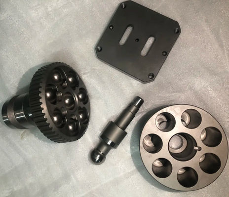 Części zamienne koparki z hydraulicznym cylindrem, blokem zaworu, płytką napędową, wałem napędowym, centralnym wałem, cewką, sprężynową cewką, materiałem żelazem odlewanym