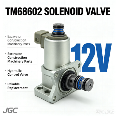 Części wykopalni maszyny budowlane TM68602 12V zawór magnetyczny