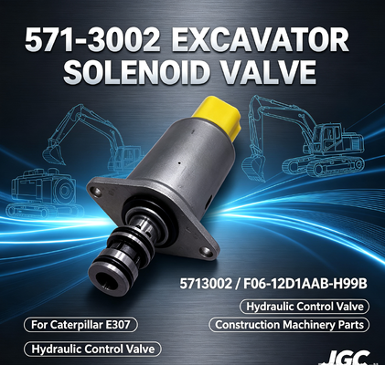 Dla koparki 571-3002 5713002, zawór elektromagnetyczny hydrauliczny F06-12D1AAB-H99B