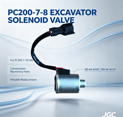 20Y-60-32120 20Y-60-32121 Części maszyn budowlanych Zawór elektromagnetyczny koparki PC200-7-8