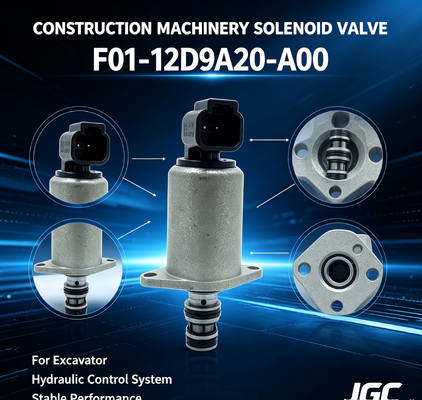 Wysokiej jakości zawór elektromagnetyczny F01-12D9A20-A00 pasuje do części maszyn budowlanych koparek