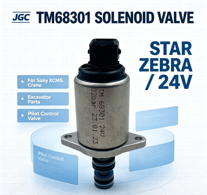 STAR ZEBRA TM68301 Części koparki Nowy Thomas Pilot Proporcjonalny Zawór Solenoidalny dla Sany XCMG Crane 24V dla przemysłu detalicznego