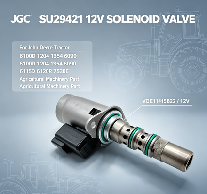 SU29421 VOE11415822 12V zawór magnetyczny dla ciągnika 6100D 1204 1354 6090 6115D 6120R 7530E Część maszyny rolniczej