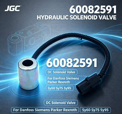 60082591 Hydrauliczne Części Zamienne Elektrozawór DC dla Danfoss Parker Rexroth Sy60 Sy75 Sy95