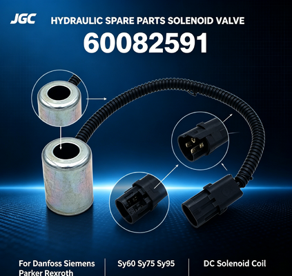 60082591 Hydrauliczne Części Zamienne Elektrozawór DC dla Danfoss Parker Rexroth Sy60 Sy75 Sy95