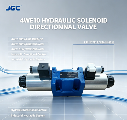 4WE10 Seria R901427828 4WE10H5X/HG24N9K4/M R901483526 4WE10J5X/EW230N9K4/M Hydrauliczny zawór sterujący z cewką elektromagnetyczną