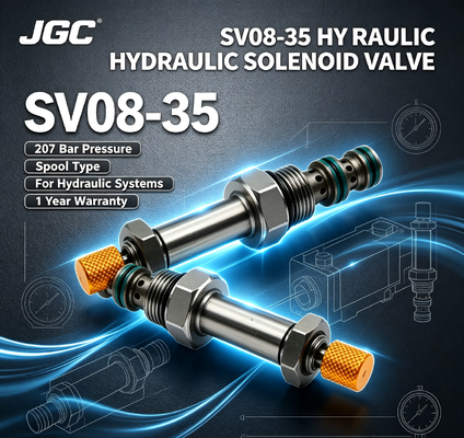 SV08-35 Elektryczny wał magnetyczny hydrauliczny ze śrubokrętem 207 bar Ciśnienie 1 rok gwarancji dla systemów hydraulicznych