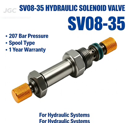 SV08-35 Elektryczny wał magnetyczny hydrauliczny ze śrubokrętem 207 bar Ciśnienie 1 rok gwarancji dla systemów hydraulicznych