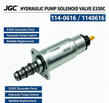 E330C   Części koparki Zawór elektromagnetyczny Zawór elektromagnetyczny pompy hydraulicznej 114-0616 1140616