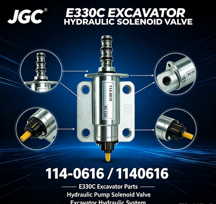 E330C   Części koparki Zawór elektromagnetyczny Zawór elektromagnetyczny pompy hydraulicznej 114-0616 1140616