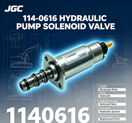 E330C   Części koparki Zawór elektromagnetyczny Zawór elektromagnetyczny pompy hydraulicznej 114-0616 1140616