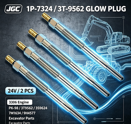 1P-7324 3T-9562 24V Glow Plug 2 PCS 3306 Silnik SONOCMP Diesel Glow Plug dla PK-98 3T9562 3S9624 7M1634 9H4577 Części koparki