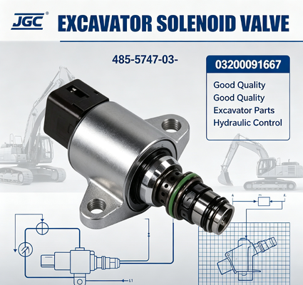 485-5747-03- 03200091667 SOLENOID VALVE Dobrej jakości części koparek