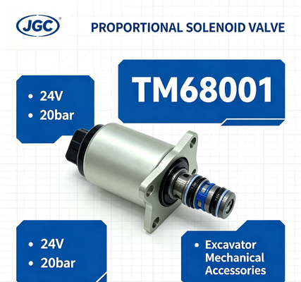 TM68001  Akcesoria mechaniczne do koparek  Zawór elektromagnetyczny proporcjonalny do koparek 24V 20bar