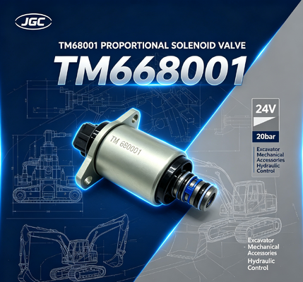 TM68001  Akcesoria mechaniczne do koparek  Zawór elektromagnetyczny proporcjonalny do koparek 24V 20bar