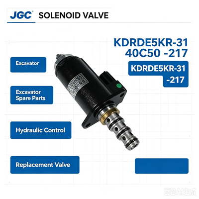 Zawór elektromagnetyczny KDRDE5KR-31 40C50 -217, części zamienne do koparek