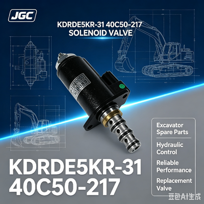 Zawór elektromagnetyczny KDRDE5KR-31 40C50 -217, części zamienne do koparek