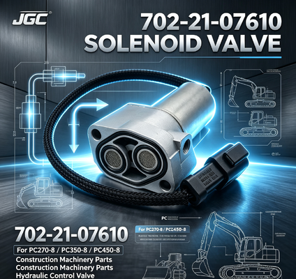 702-21-07610 części maszyn budowlanych Zawór elektromagnetyczny koparki do PC270-8 PC350-8 PC450-8