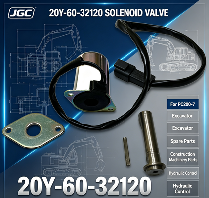 Części maszyn budowlanych PC200-7 Części zamienne do koparek Elektrozawór do 20Y-60-32120