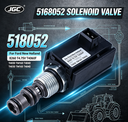 5168052 Zawór elektromagnetyczny do części koparek dla Ford New Holland 8260 T4.75V T4060F T4030 TM165 T4040