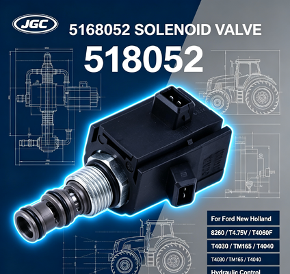 5168052 Zawór elektromagnetyczny do części koparek dla Ford New Holland 8260 T4.75V T4060F T4030 TM165 T4040
