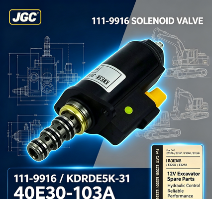 111-9916 Grupa elektryczna elektryczna 12V koparki, część nr KDRDE5K-31 40E30-103A dla CAT E320b E320c E320d E325b