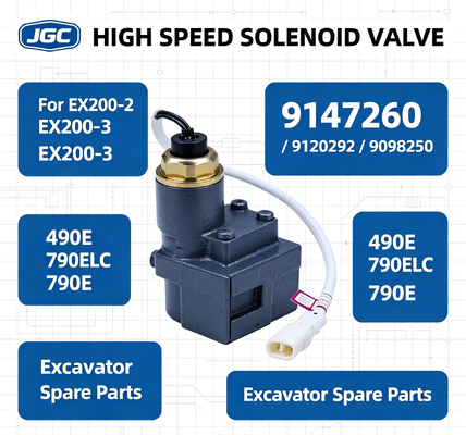 9147260 9120292 9098250 Zawór elektromagnetyczny dużej prędkości do koparek EX200-2 EX200-3 490E 790ELC 790E