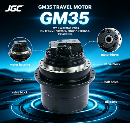 Części koparki GM35 Hydrauliczny silnik jazdy do Kobelco Kompatybilny z SK200-3 SK200-5 SK200-6