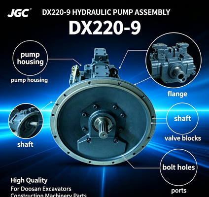 Zespół pompy hydraulicznej DX220-9 wysokiej jakości, w starym stylu, do koparek Doosan, części maszyn budowlanych