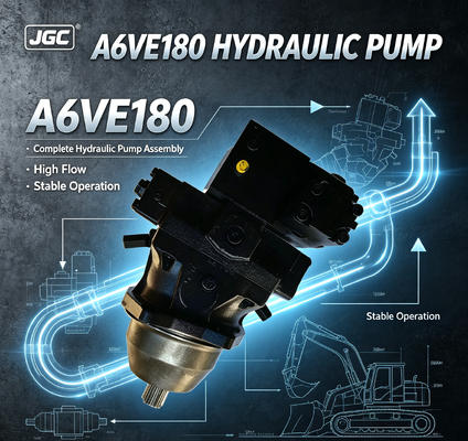 A6VE180 Kompletna pompa hydrauliczna o wysokim przepływie i stabilnej pracy