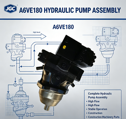 A6VE180 Kompletna pompa hydrauliczna o wysokim przepływie i stabilnej pracy