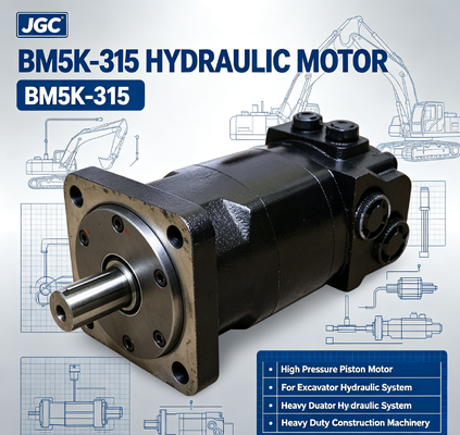 BM5K-315 Silnik hydrauliczny Silnik tłokowy wysokiego ciśnienia do koparek System hydrauliczny Maszyny budowlane ciężkie